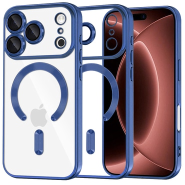 Tok Techsuit "Luxury Crystal MagSafe" iPhone 17 Pro Max / 18 Pro Max készülékhez - deep blue