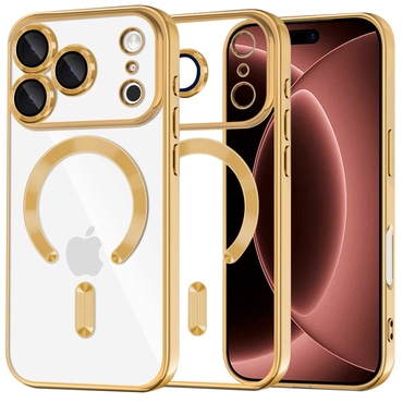 Tok Techsuit "Luxury Crystal MagSafe" iPhone 17 Pro Max / 18 Pro Max készülékhez - gold