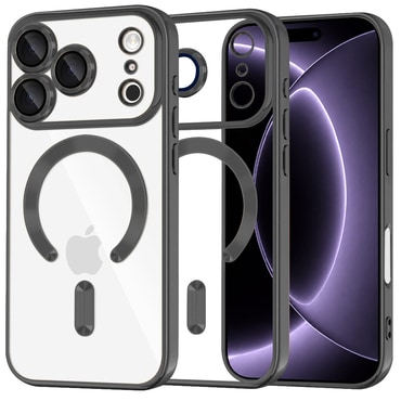 Tok Techsuit "Luxury Crystal MagSafe" iPhone 17 Pro / 18 Pro készülékhez - black