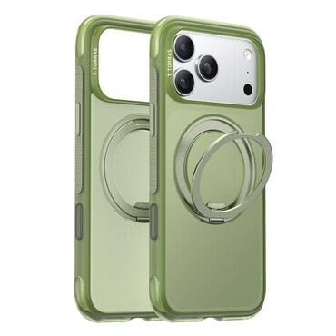 Prémium tok Torras "Ostand O3 Air Series" iPhone 17 Pro Max készülékhez - forest green