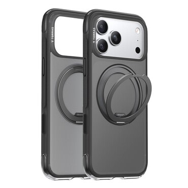 Prémium tok Torras "Ostand O3 Air Series" iPhone 17 Pro Max készülékhez - shadow black