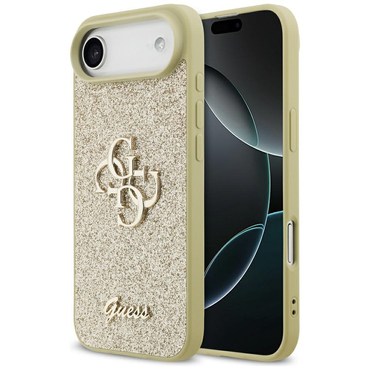 Prémium tok Guess "Fixed Glitter Big 4G" iPhone Air készülékhez - gold