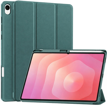 Tok Techsuit "Flex Trifold" tolltartóval Samsung Galaxy Tab S12 Plus készülékhez - green