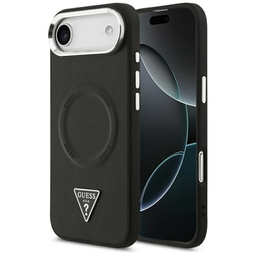 Tok Guess "Hardcase Triangle Logo MagSafe" iPhone Air készülékhez - black