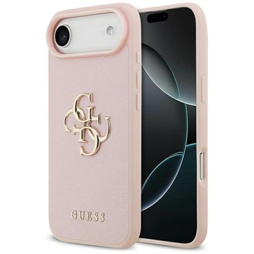 Tok Guess "Hardcase 4G Grained Big and Classic Logo" iPhone Air készülékhez - pink