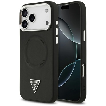 Tok Guess "Hardcase Triangle Logo MagSafe" iPhone 17 Pro készülékhez - black