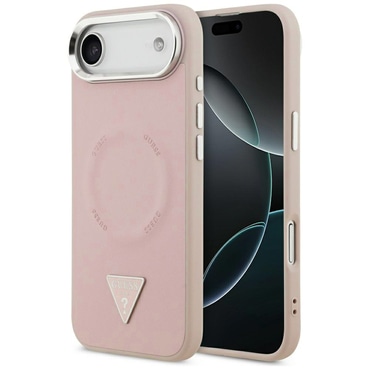 Tok Guess "Hardcase Triangle Logo MagSafe" iPhone Air készülékhez - pink