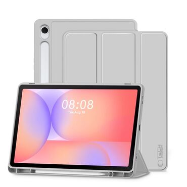 Prémium tok Tech-Protect "SmartCase Pen" Samsung Galaxy Tab S9 / S9 FE / S10 FE / S10 Lite készülékhez - szürke