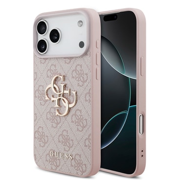 Tok Guess "4G Big Metal Logo" iPhone 18 Pro készülékekhez - pink
