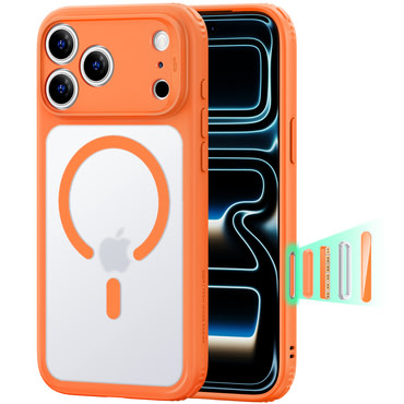 Hibrid tok ESR "Classic Hybrid HaloLock" iPhone 17 Pro / 18 Pro készülékekhez - frosted orange
