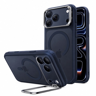 Hibrid tok ESR "Classic Hybrid HaloLock Kickstand" iPhone 17 Pro / 18 Pro készülékekhez - frosted blue