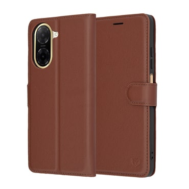 Nyitható tok Techsuit "Leather Folio" Xiaomi Redmi A5 4G készülékekhez - brown