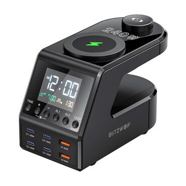 Vezeték nélküli 240W töltőállomás Blitzwolf "BW-FW10" 2x USB-A, 4x USB-C