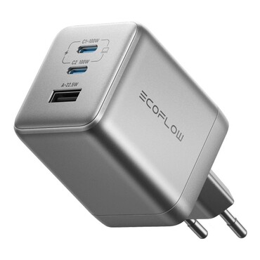 Fali 100W töltő EcoFlow "RAPID Pro" 2x USB-C, 1x USB-A, GaN