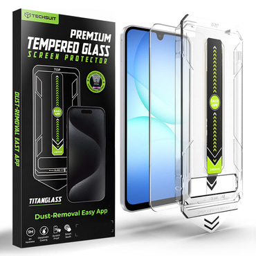 Képernyővédő üveg Techsuit "TitanGlass CrystalHD" Samsung Galaxy A16 4G / A16 5G / A17 4G / A17 5G készülékhez
