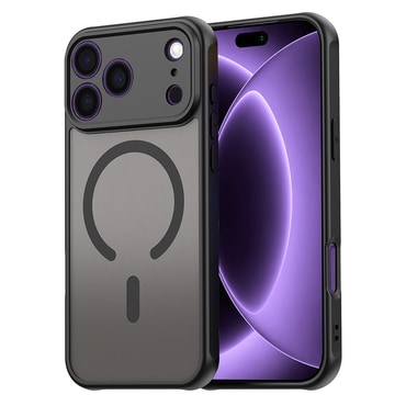 Hibrid tok "HaloFrost II MagSafe" iPhone 17 Pro / 18 Pro készülékhez - black