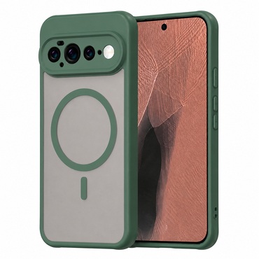 Hibrid tok "HaloFrost II MagSafe" Google Pixel 11 Pro XL készülékhez - green
