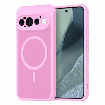 Hibrid tok "HaloFrost II MagSafe" Google Pixel 11 Pro készülékhez - pink