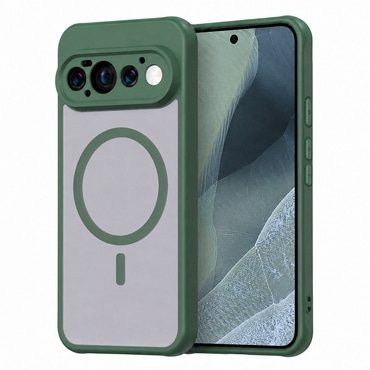 Hibrid tok "HaloFrost II MagSafe" Google Pixel 11 Pro készülékhez - green