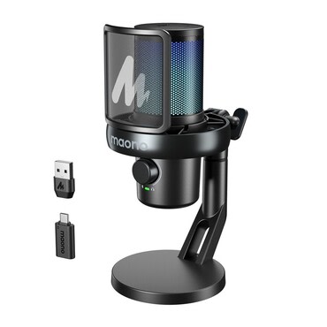 Mikrofon Maono "DM40 Pro" vezeték nélküli, AI technológia, 48 kHz/24 bit - black