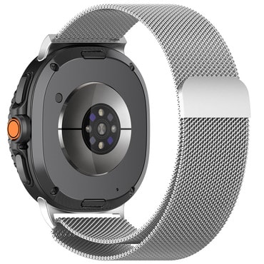 Fém szíj Techsuit "W009" Samsung Galaxy Watch8 40mm / Watch8 44mm / Watch8 Classic készülékhez - silver