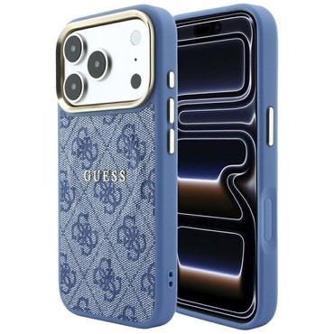 Tok Guess "4G Embossed Classic MagSafe" iPhone 17 Pro Max / 18 Pro Max / 18 Pro Max készülékhez - blue