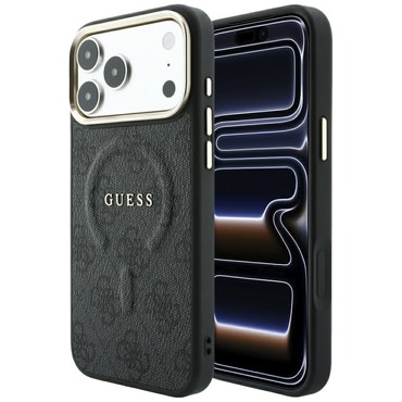 Tok Guess "4G Embossed Classic MagSafe" iPhone 17 Pro / 18 Pro / 18 Pro Max készülékhez - black