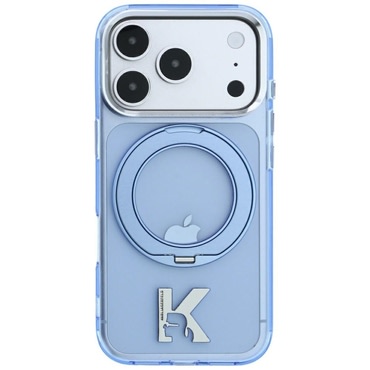 Tok Karl Lagerfeld "HC IML Ring Stand MagSafe Kameo Metal" iPhone 17 Pro / 18 Pro / 18 Pro Max készülékhez - blue