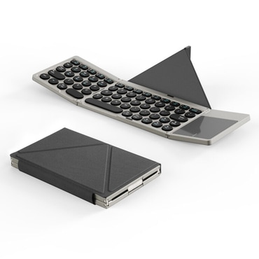 Vezeték nélküli billentyűzet Dux Ducis "Keyboard Fold-Style" Bluetooth 5.2, USB-C, 180mAh - black