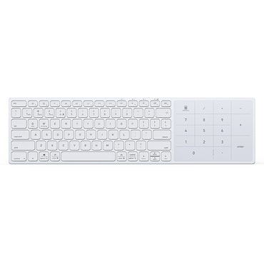 Vezeték nélküli billentyűzet Dux Ducis "LK Series" Bluetooth 5.0, USB-C, 500mAh - white