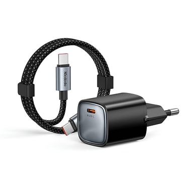Fali 45W töltő Mcdodo "Nano Series CH-4433" USB-C USB-C kábellel 1.2m - black