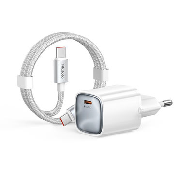 Fali 45W töltő Mcdodo "Nano Series CH-4433" USB-C USB-C kábellel 1.2m - white