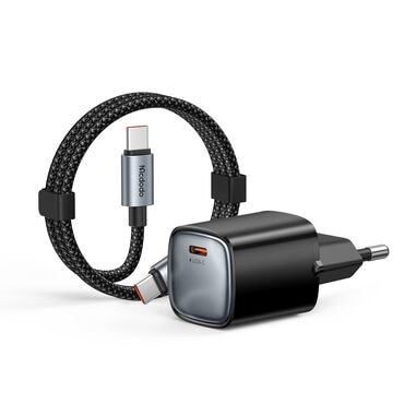 Fali 65W töltő Mcdodo "Nano Series CH-8262" GaN, USB-C, 1.2m kábellel - black