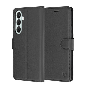 Nyitható tok Techsuit "Leather Folio" Samsung Galaxy S25 FE / S26 FE készülékekhez - black