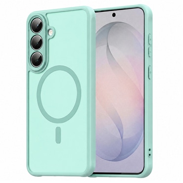 Hibrid tok "HaloFrost II MagSafe" Samsung Galaxy S26 FE készülékhez - mint green