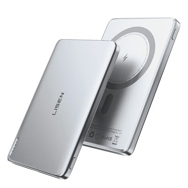Power bank Lisen "L601 Pro" 5000mAh MagSafe-val, 15W - gray