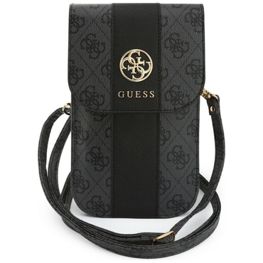 Univerzális tok Guess Universal Phone Pouch 4G Classic Logo Stripe (GUWB6PG4S4RK) Universal Eco Adjustable készülékhez - black