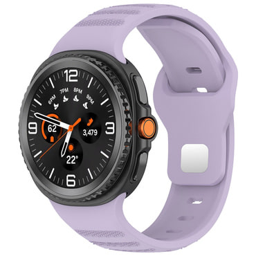 Silikon szíj Techsuit "W050" Samsung Galaxy Watch8 40mm / Watch8 44mm / Watch8 Classic / Watch9 40mm / Watch9 44mm készülékhez - purple