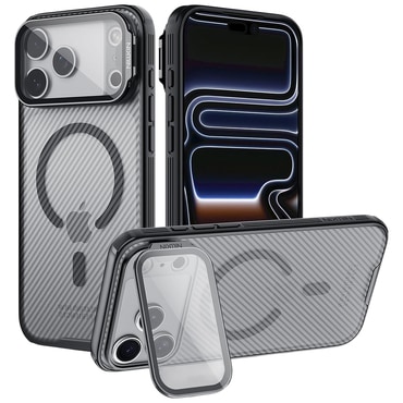 Tok Nillkin "CamShield Prop Magnetic" iPhone 17 Pro / 18 Pro / 18 Pro készülékhez - transparent black