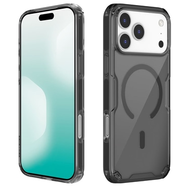 Tok Nillkin "Nature TPU Pro MagSafe" iPhone 17 Pro / 18 Pro készülékhez - transparent black