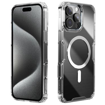 Tok Nillkin "Nature TPU Pro MagSafe" iPhone 16 Pro készülékhez - transparent