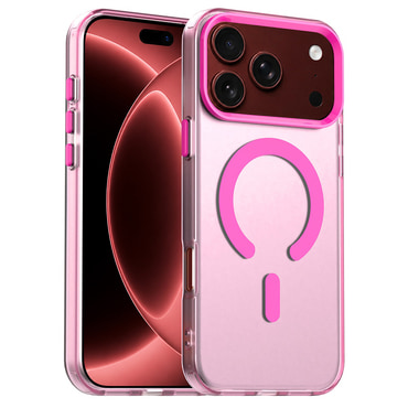 Hibrid tok Techsuit "CandyCase MagSafe" iPhone 17 Pro Max / 18 Pro Max készülékekhez - pink