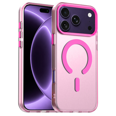 Hibrid tok Techsuit "CandyCase MagSafe" iPhone 17 Pro / 18 Pro készülékekhez - pink
