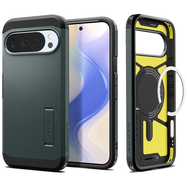 Tok Spigen "Tough Armor Mag" Google Pixel 10 Pro XL készülékekhez - abyss green