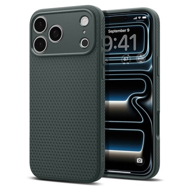 Tok Spigen "Liquid Air" iPhone 17 Pro / 18 Pro készülékekhez - abyss green