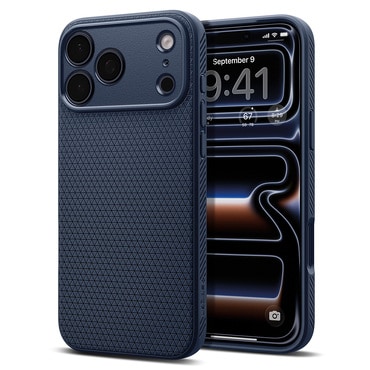 Tok Spigen "Liquid Air" iPhone 17 Pro / 18 Pro készülékekhez - navy blue