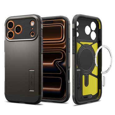 Tok Spigen "Tough Armor T MagSafe" iPhone 17 Pro készülékhez - gunmetal