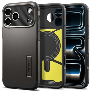 Tok Spigen "Tough Armor T MagSafe" iPhone 17 Pro Max / 18 Pro Max készülékhez - gunmetal