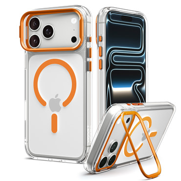 Tok Spigen "Ultra Hybrid Optik S MagSafe" iPhone 17 Pro Max / 18 Pro Max készülékhez - orange