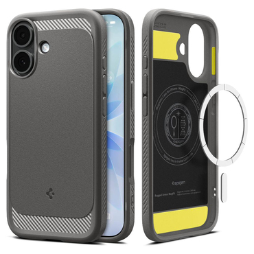 Tok Spigen "Rugged Armor MagFit" iPhone 17 készülékekhez - grey